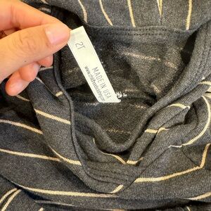 Childhoods striped hoodie with hat